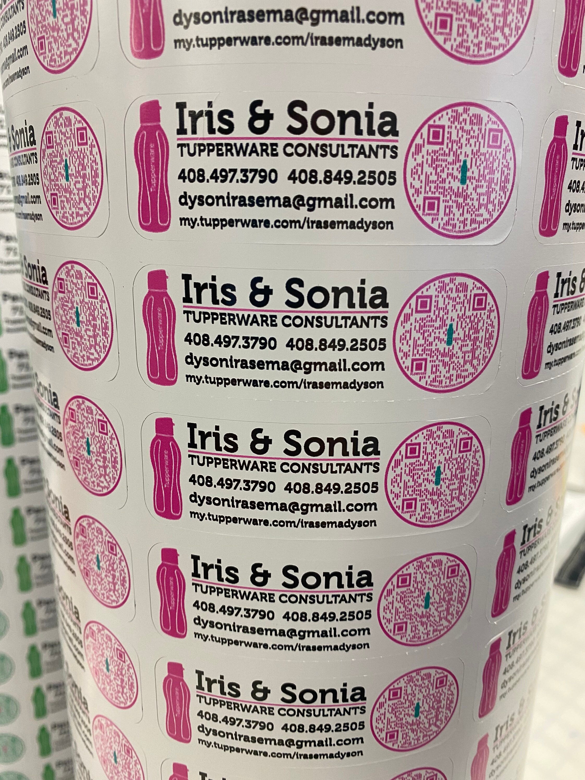 Tuppswag Catalog & Brochure Labels / Tupperware Labels / Etsy