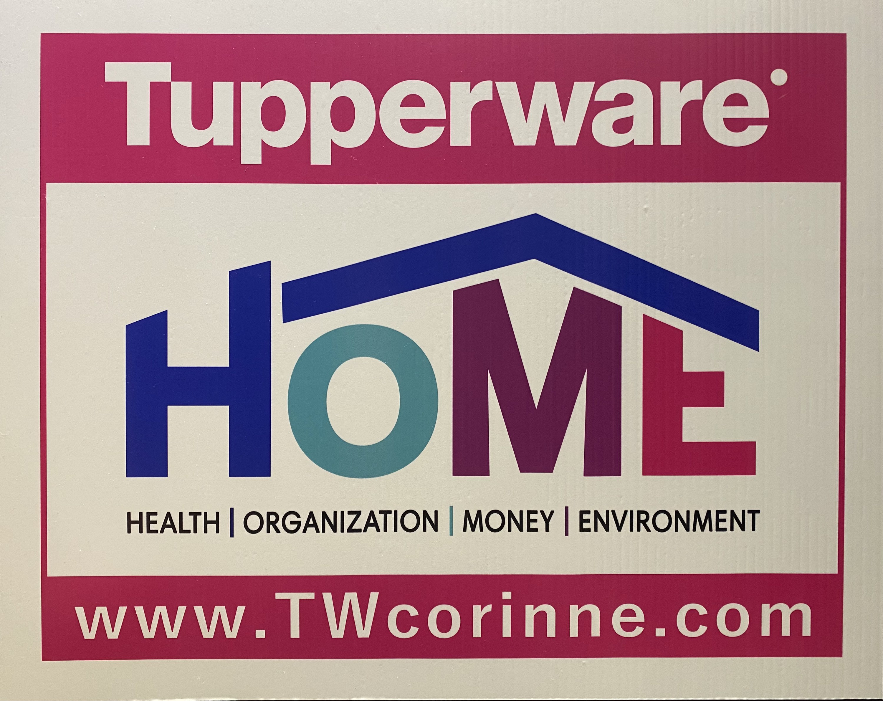 Tupperware Home Branded Sign for Reps Etsy