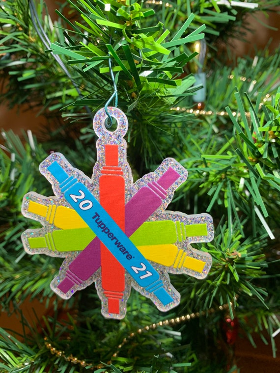 Tupperware Catalog Christmas 2022 Tuppflake Ornament Choose Your Year 2021 / 2022 / No Year | Etsy
