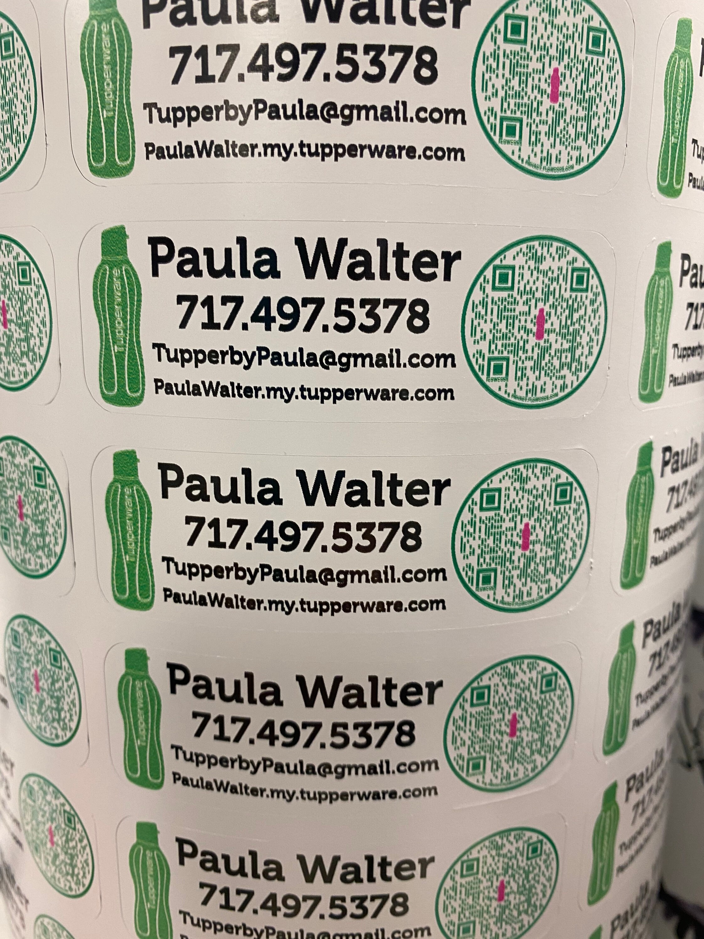 Tuppswag Catalog & Brochure Labels / Tupperware Labels / Etsy