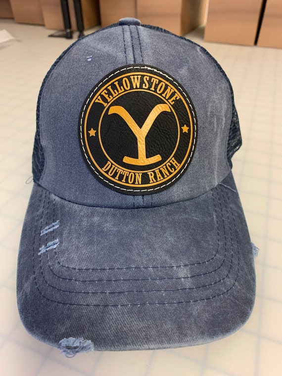 Yellowstone Logo Distressed Criss Cross 