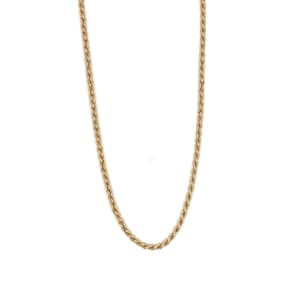 Vintage 18k Yellow Gold 20&quot; Rope Chain