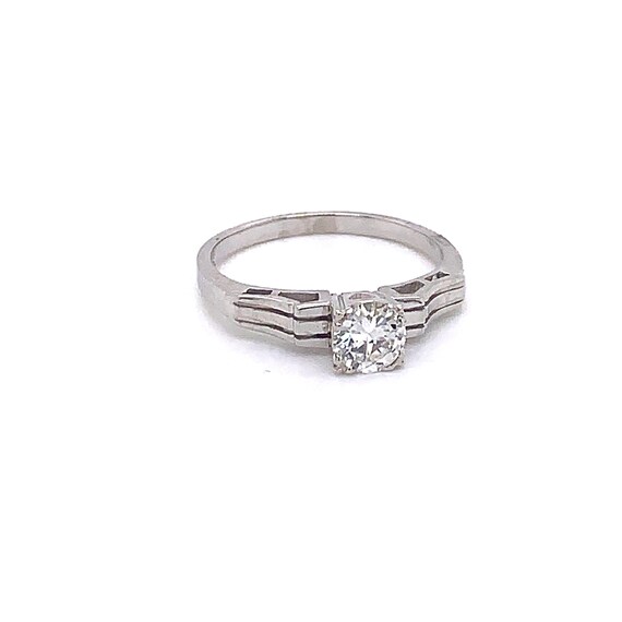 Vintage 1960's diamond solitaire engagement ring … - image 2