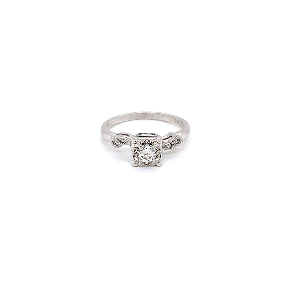 24ct white 2024 gold ring