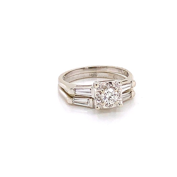 Vintage 1950s 14kw Diamond Engagement Ring .26ct … - image 5