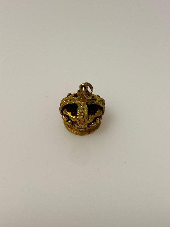 Vintage 14k yellow gold king crown, gold crown ch… - image 3