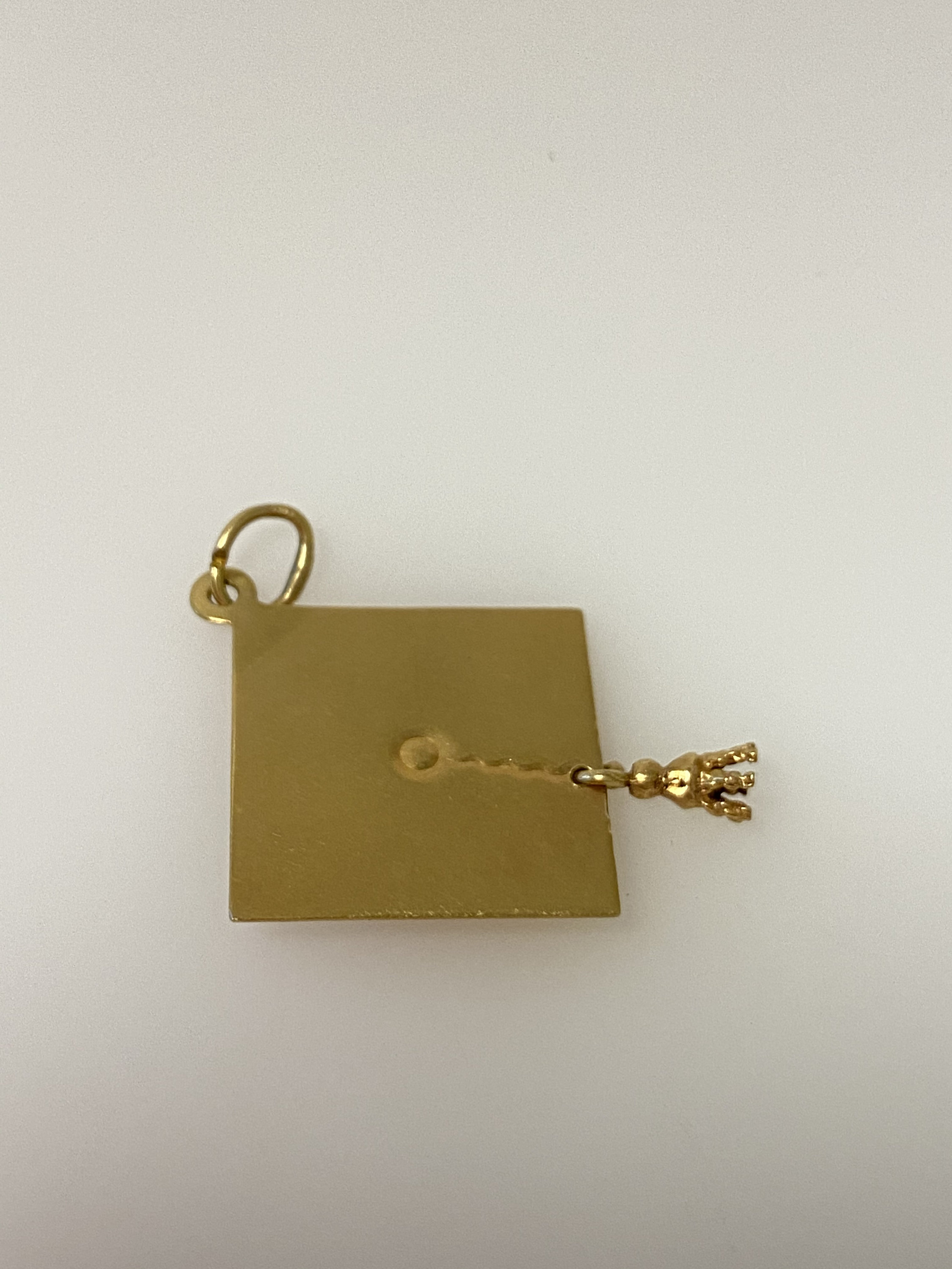 Vintage 14k Yellow Gold Graduation Cap With Tassel Charm - Etsy