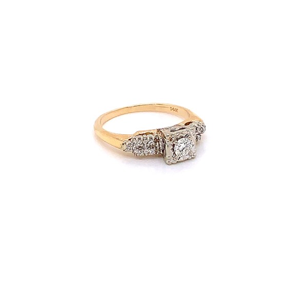 Vintage 1940's diamond ring .20ct - image 7