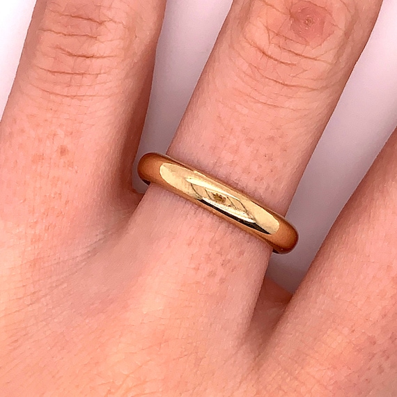 Vintage 1950’s 14k Yellow Gold Stackable Ring - image 5
