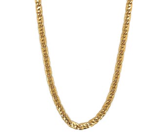 Vintage 18k Yellow Gold Link Chain