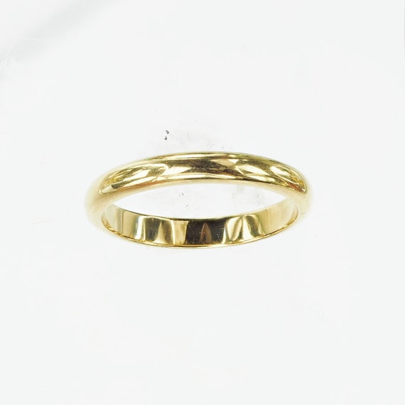 Vintage 1950's 14k Yellow Gold Stackable Band - image 1