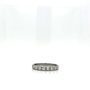 Vintage Platinum Diamond Band .33ct