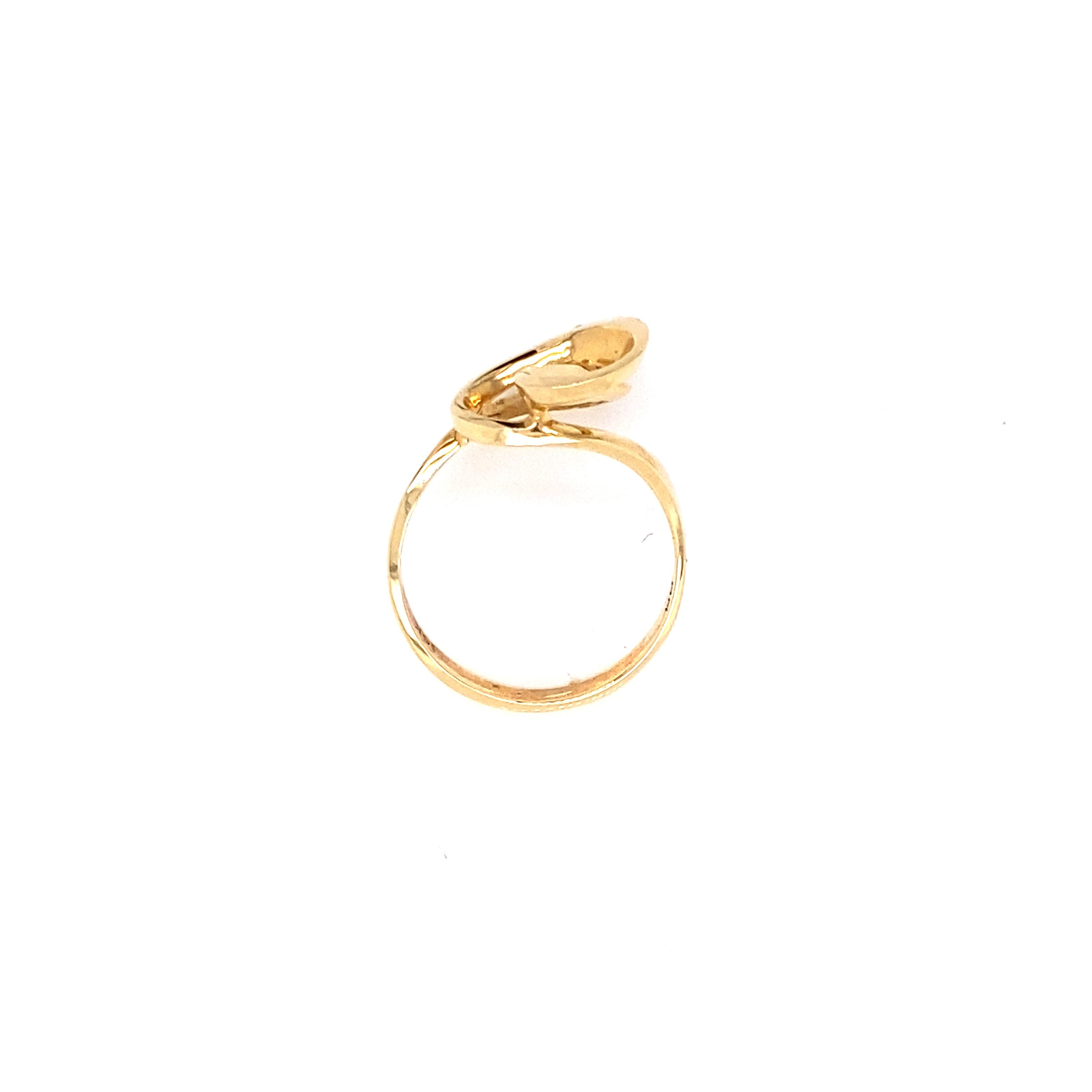 1980's Vintage 14k Yellow Gold Swirl Design Ring - Etsy