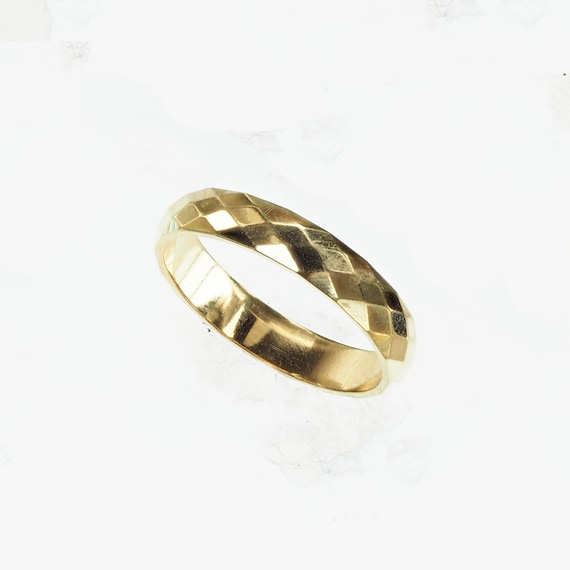 Vintage 1950’s 14k Yellow Gold Stackable Ring - image 2