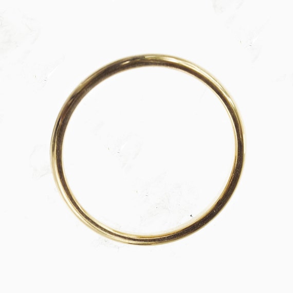 Vintage 1950’s 14k Yellow Gold Stackable Ring - image 3