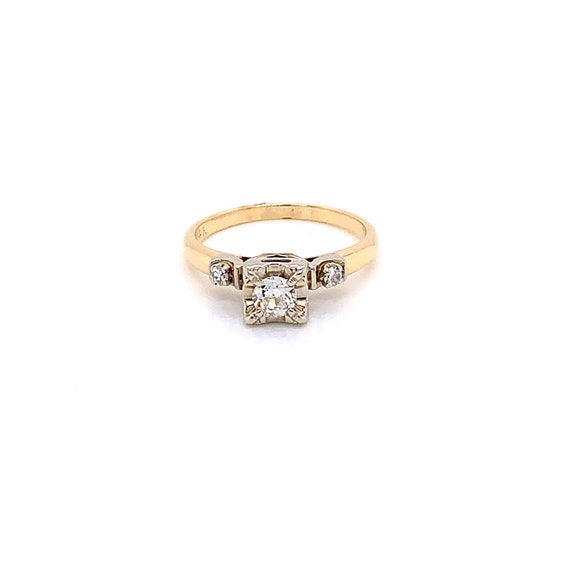 Vintage 1940's diamond engagement ring .20ct