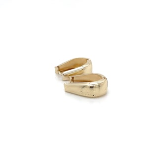Vintage 14k Gelbgold Gold Creolen