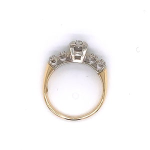 Vintage 1950s 2-tone Diamond Engagement Ring .20ct - Etsy
