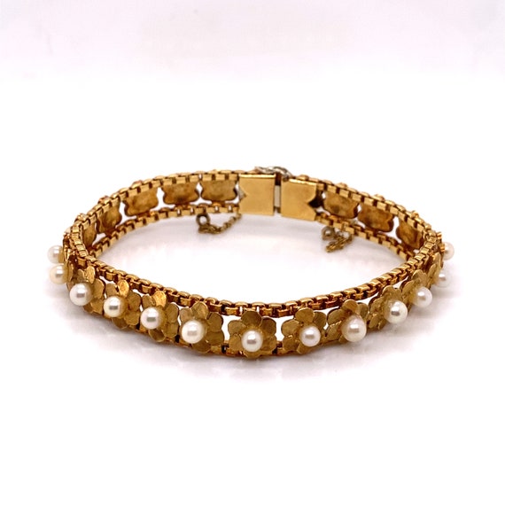 Bracciale Regolabile Con Motivo Floreale – Placcato Oro 18K – Gioiello Moda Donna - 5