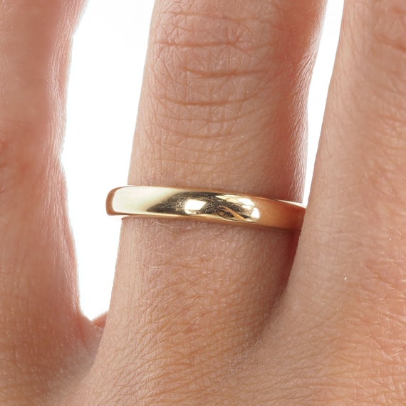 Vintage 1950’s 14k Yellow Gold Stackable Ring - image 2