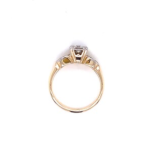 Vintage 1940s 14k Yellow Gold Diamond Engagement Ring .25ct - Etsy