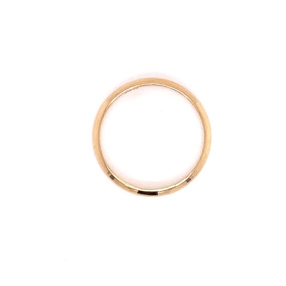 Vintage 1950’s 14k Yellow Gold Stackable Ring - image 4