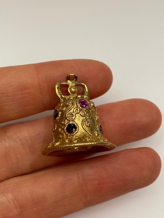 * vintage bell ornament ❀ パピエマシェの 可愛い ベル vintage bell ornament ❀ パピエマシェの 可愛い ベル - メルカリ