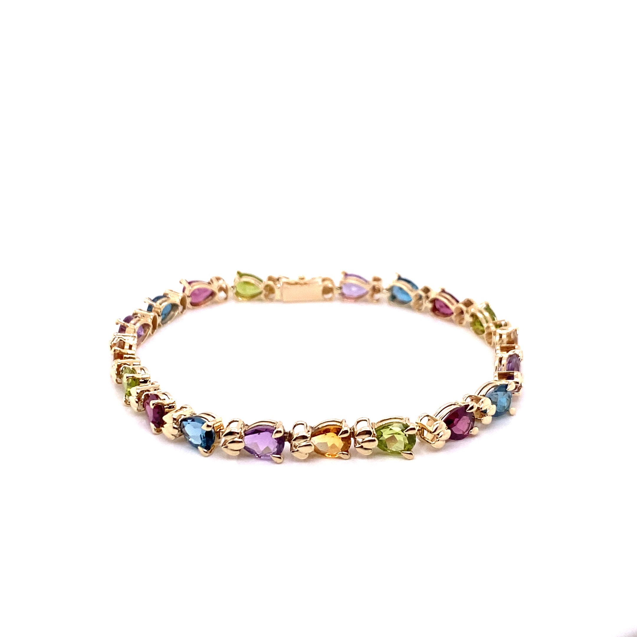 TACORI Fashion The Gemstone & Monogram Bracelet w/ Peridot - Diamond  District