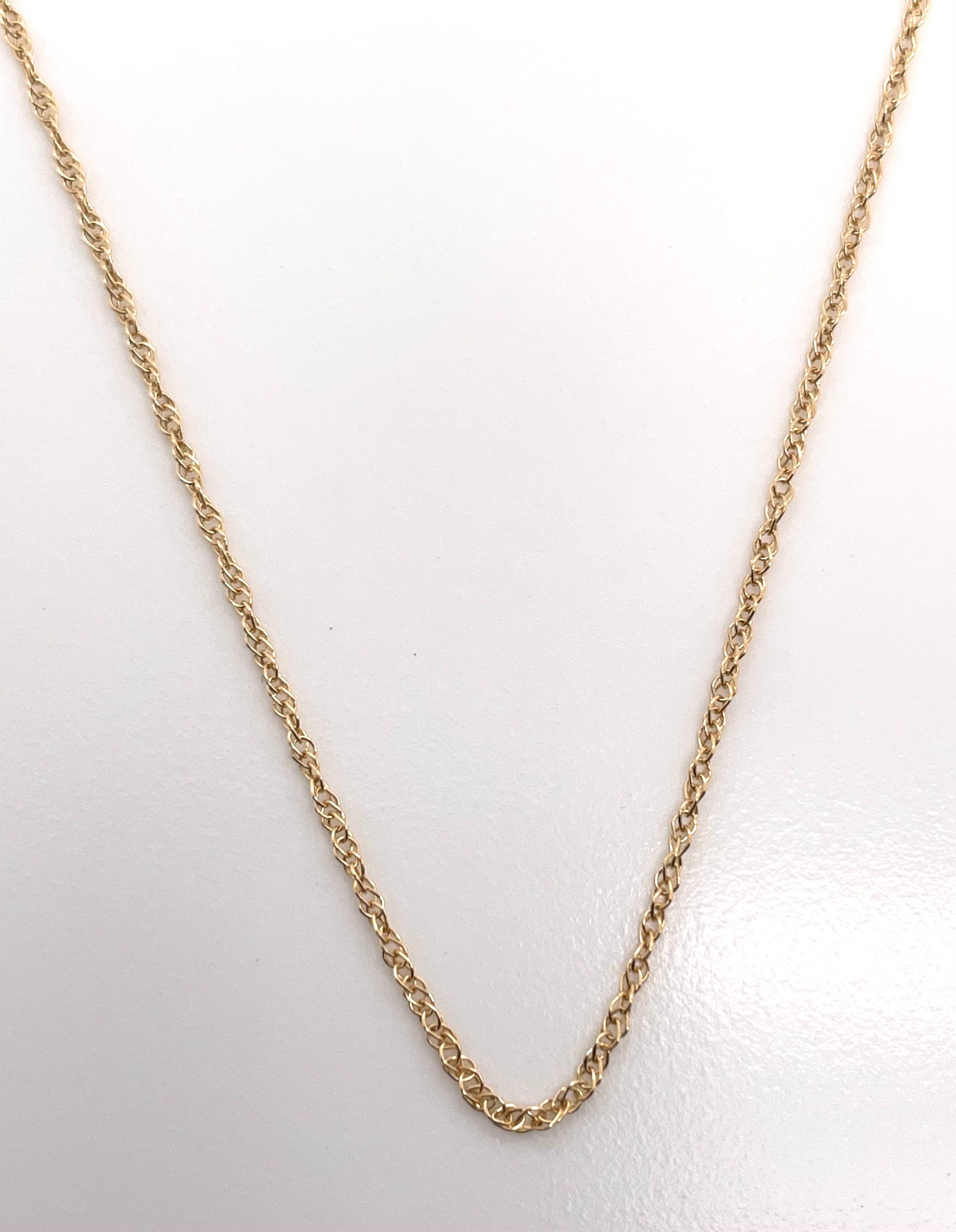 14k gold rope chain 16 inch deals