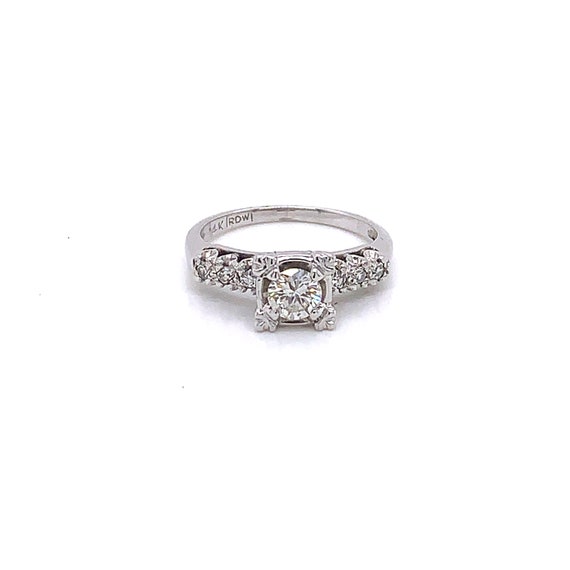 Vintage 1940s Diamond Engagement Ring .34ct