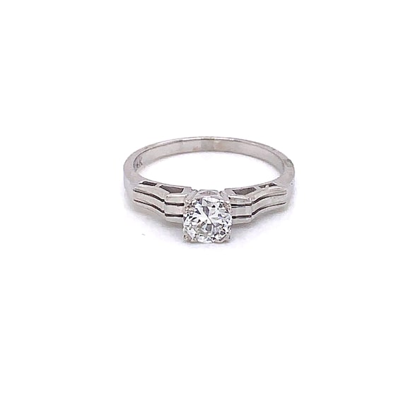 Vintage 1960's diamond solitaire engagement ring … - image 1