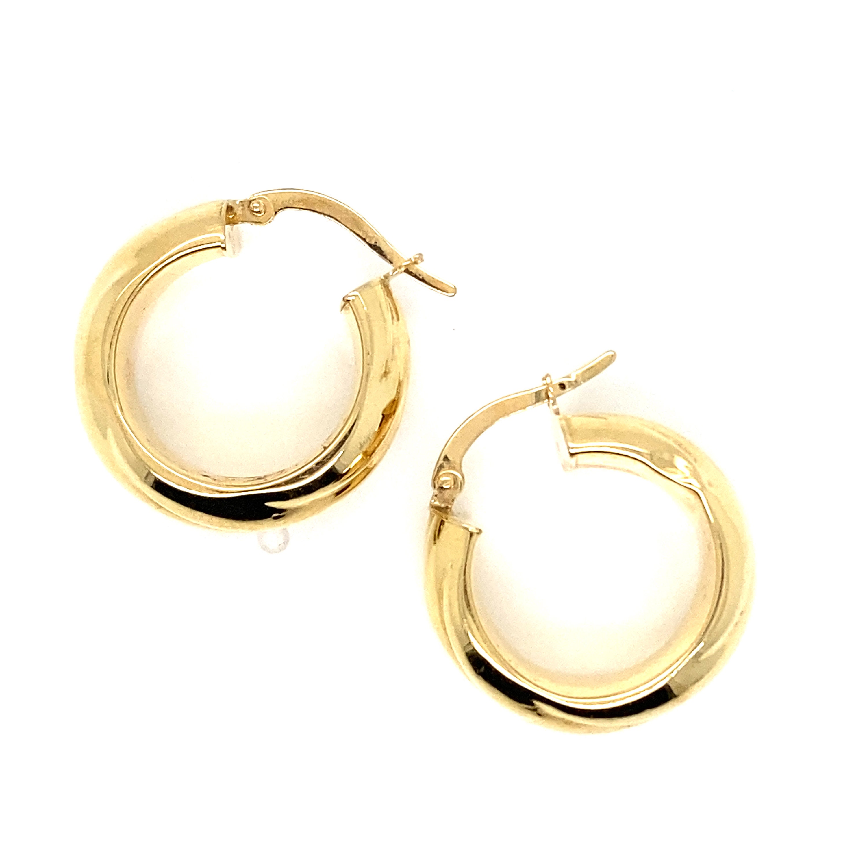 Vintage 14K Gold Rose Stud Earrings – Alpha & Omega Jewelry