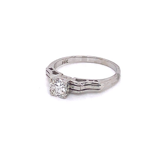 Vintage 1960's diamond solitaire engagement ring … - image 6