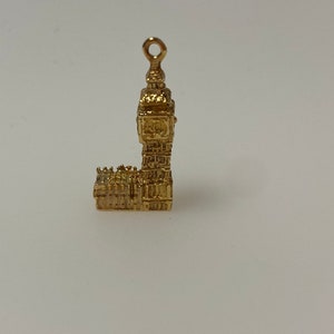 Vintage 14k yellow gold London Big Ben charm