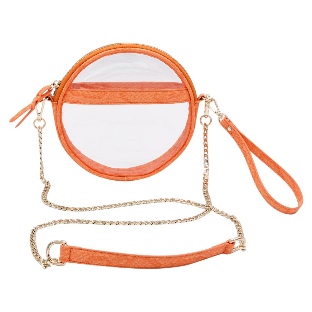 clear circle purse