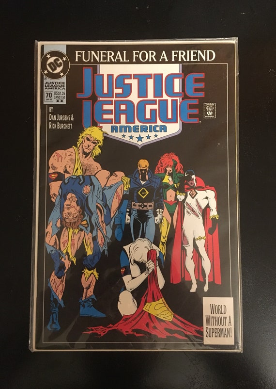 1993 DC Funeral for A Friend Justice League Comic Book 70