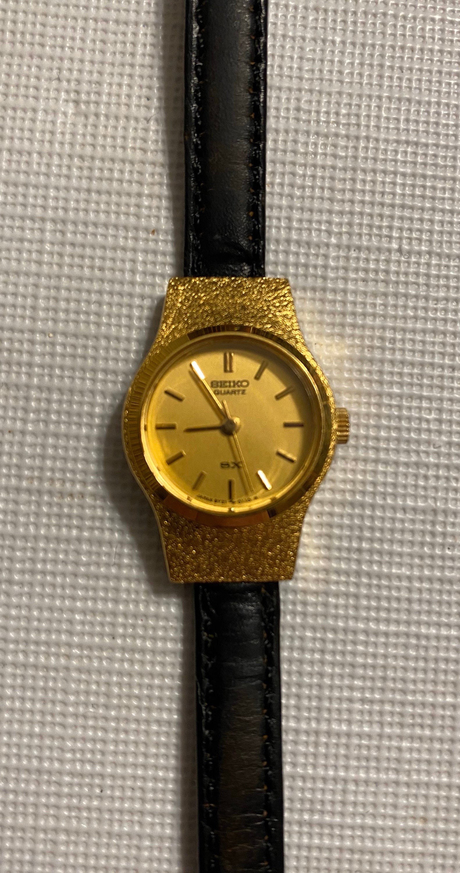 Vintage Seiko Quartz SX Norwegian Calf Watch Gold Tone Seiko - Etsy  Australia
