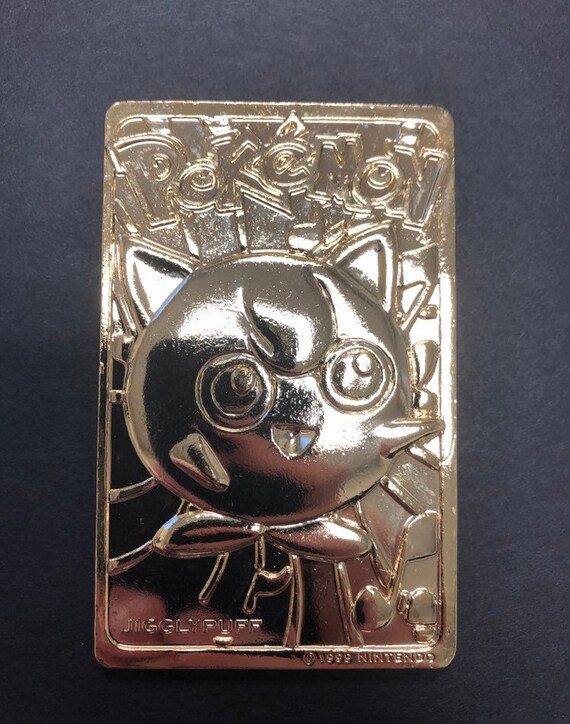 Limited Edition 23 Karat Gold Plated Pokemon Card Topegi Pokemon Certificate Vintage Pokemon Cards
