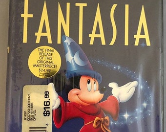 Walt Disney Masterpiece Fantasia #1132 Original Factory Sealed; Disney Meisterstück VHS; Black Diamond Disney VHS; Selten!
