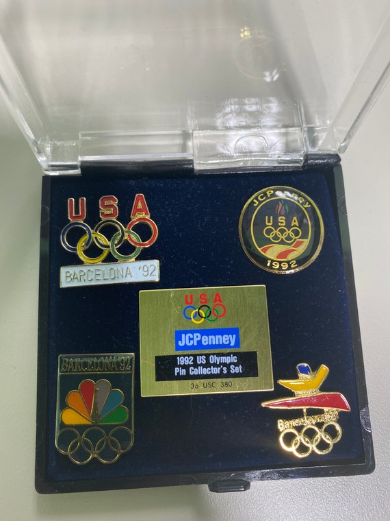 1992 Olympic Pin Set; Vintage Olympics Brooch; US Win… - Gem