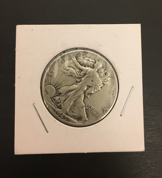 MONETA STATI UNITI 1/2 DOLLARO LIBERTY 1945 12,5 Gr ARGENTO 900