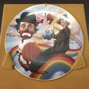 1981 Chuck Oberstein &quot;Rainbows End&quot; Limited Edition Plate