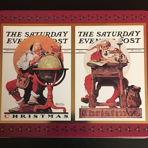 Norman Rockwell Christmas Playing Cards; Limited Edition Tin Box - Sealed