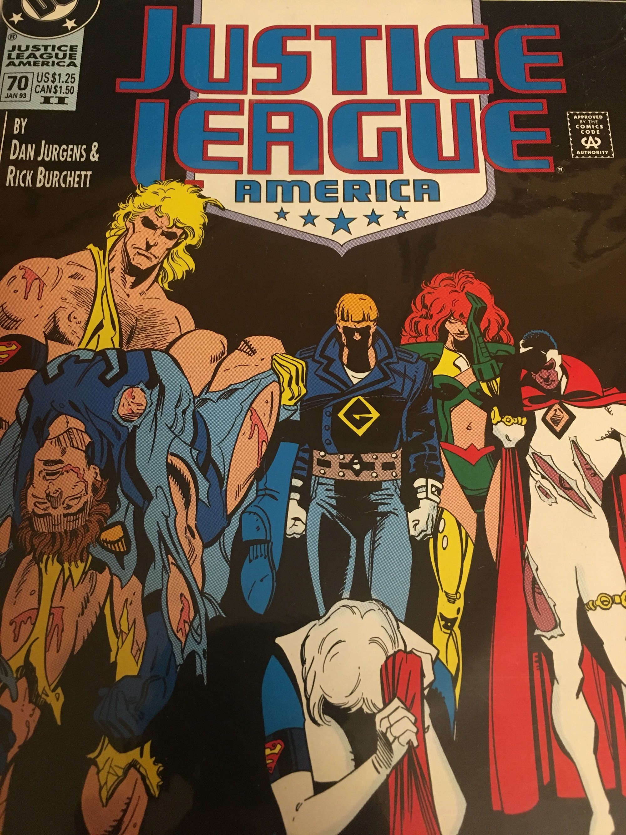 1993 DC Funeral for A Friend Justice League Comic Book 70 Excellent Etsy