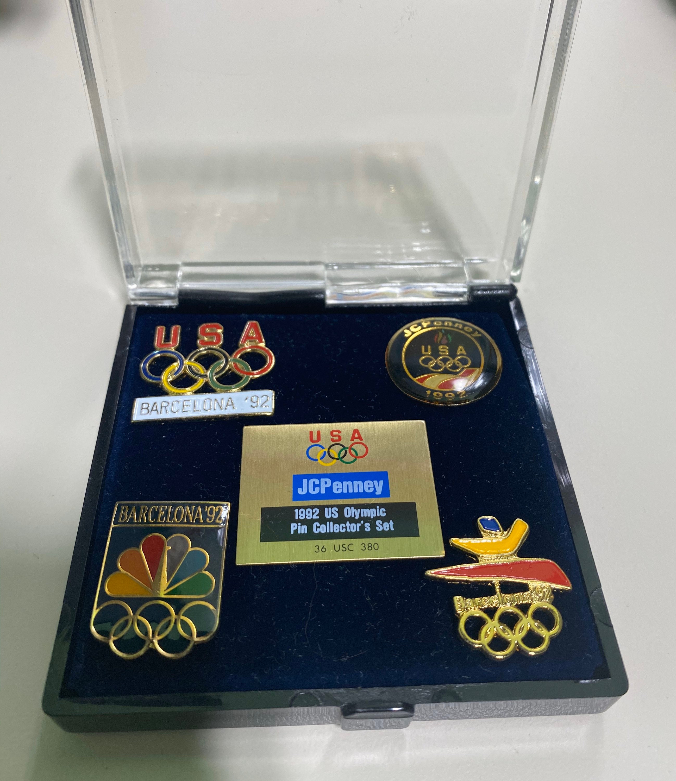 1992 JCPenney Olympic Pin Set Vintage Olympics Brooch US Etsy