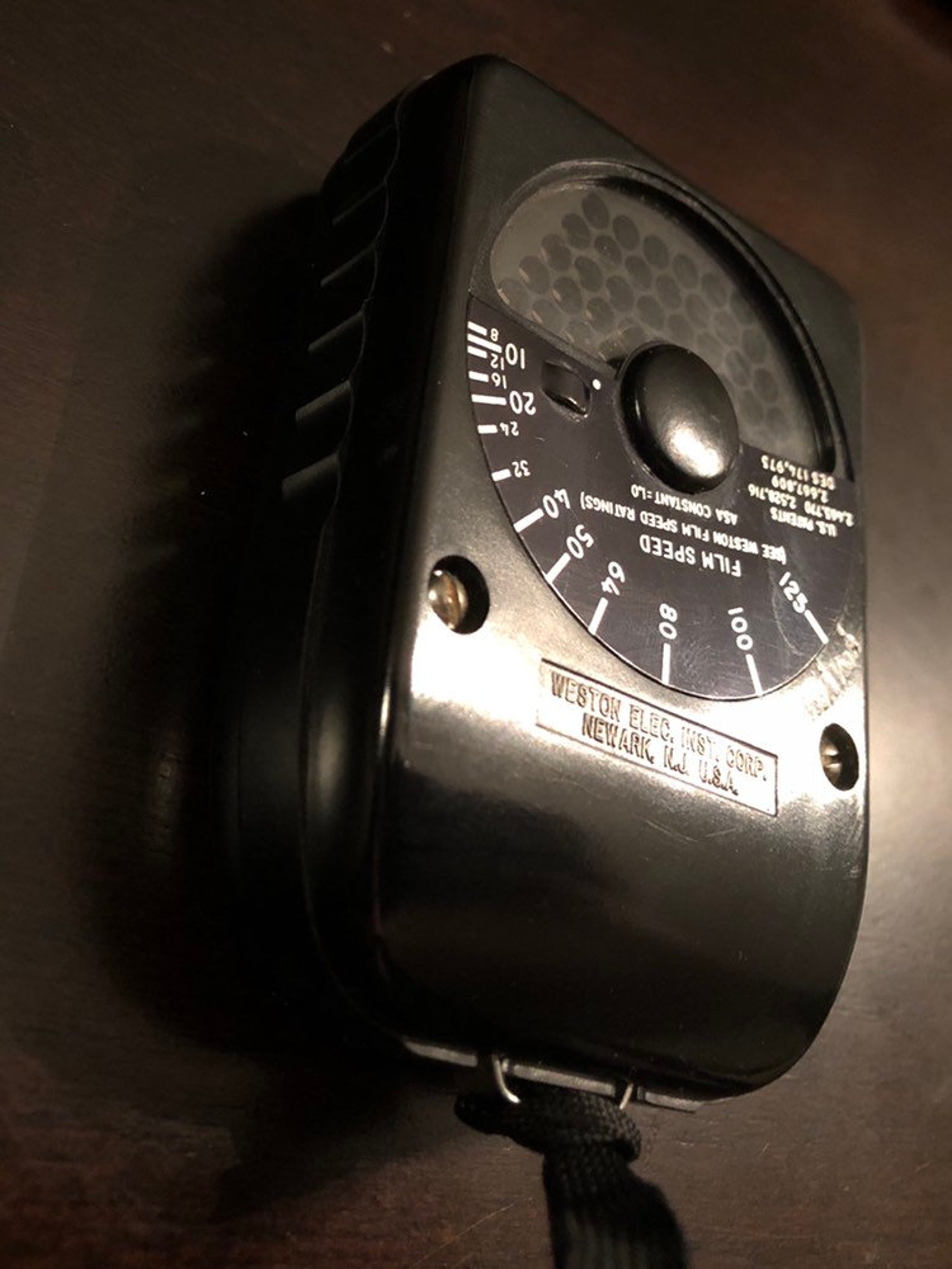 Weston Direct Reading Exposure Meter With Leather Case Vintage Weston