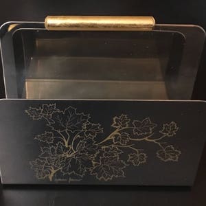 Vintage MGM INOX 18/10 Made in Italy Napkin Letter Holder