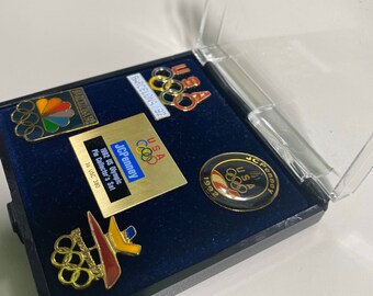 1992 オリンピック ピンセット、ヴィンテージ オリンピック ブローチ