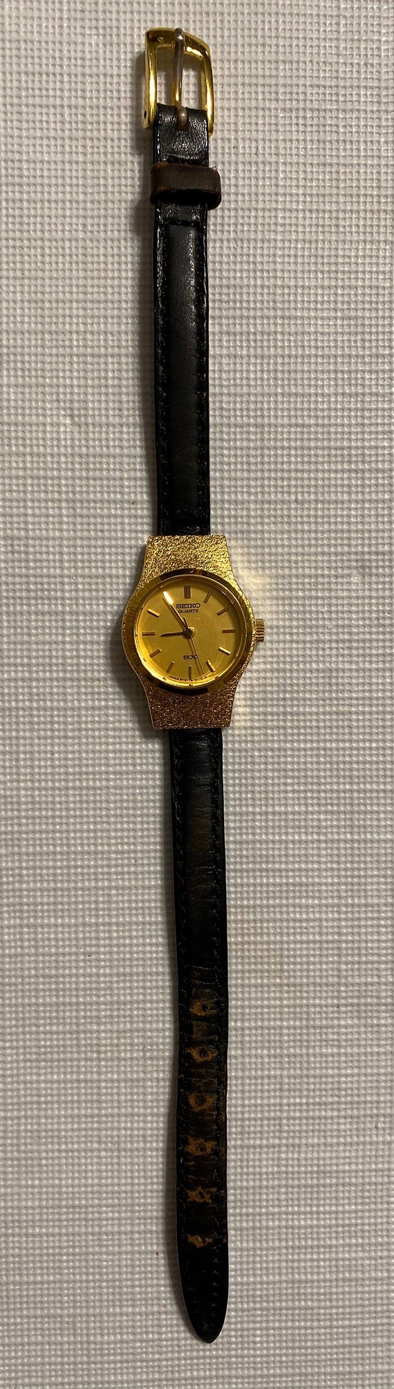 Vintage Seiko Quartz SX Norwegian Calf Watch Gold Tone Seiko - Etsy Hong  Kong