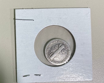 1944 年マーキュリー ダイム「W」刻印; 10 セント硬貨; 米国通貨